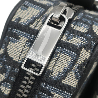 クリスチャン・ディオール Christian Dior Safar ミニディオール オブリーク 2ESWS011YKY_H27E ベージュ×ブラック キャンバス レザー ショルダーバッグ ガンメタル金具 総柄