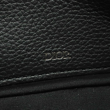 クリスチャン・ディオール Christian Dior Safar ミニディオール オブリーク 2ESWS011YKY_H27E ベージュ×ブラック キャンバス レザー ショルダーバッグ ガンメタル金具 総柄
