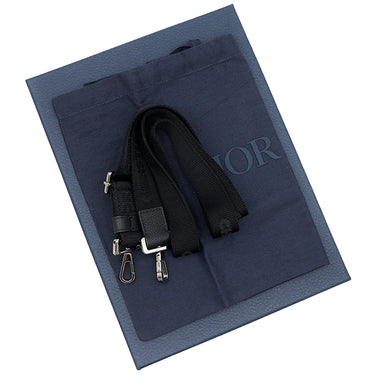 クリスチャン・ディオール Christian Dior Safar ミニディオール オブリーク 2ESWS011YKY_H27E ベージュ×ブラック キャンバス レザー ショルダーバッグ ガンメタル金具 総柄