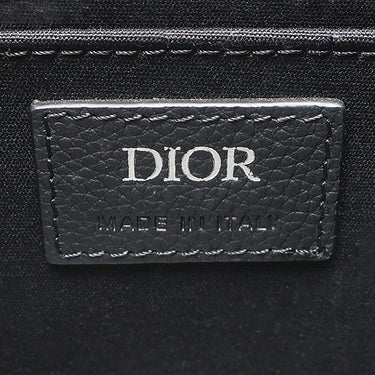 クリスチャン・ディオール Christian Dior サファリ ノースサウス トート 1ESPO311YKY ブラック キャンバス レザー 2WAYバッグ シルバー金具
