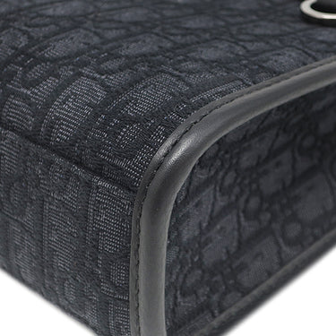 クリスチャン・ディオール Christian Dior サファリ ノースサウス トート 1ESPO311YKY ブラック キャンバス レザー 2WAYバッグ シルバー金具