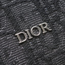 クリスチャン・ディオール Christian Dior サファリ ノースサウス トート 1ESPO311YKY ブラック キャンバス レザー 2WAYバッグ シルバー金具