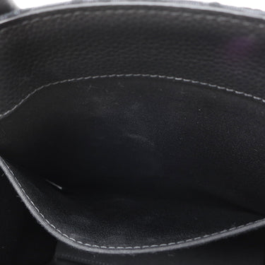 クリスチャン・ディオール Christian Dior サファリ ノースサウス トート 1ESPO311YKY ブラック キャンバス レザー 2WAYバッグ シルバー金具