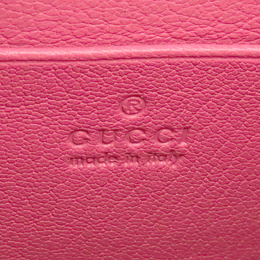 グッチ GUCCI アフロディーテ スモール ショルダー 731817 ピンク レザー 2WAYバッグ ヴィンテージ金具 GG チェーン ハーフムーン
