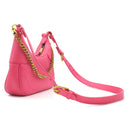 グッチ GUCCI アフロディーテ スモール ショルダー 731817 ピンク レザー 2WAYバッグ ヴィンテージ金具 GG チェーン ハーフムーン