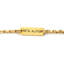 ヴァンクリーフアーペル Van Cleef & Arpels ヴィンテージ アルハンブラ VCARD38500 レッド×イエローゴールド K18YG カーネリアン ネックレス Au750 18K 赤 カーネリアン
