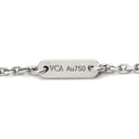 ヴァンクリーフアーペル Van Cleef & Arpels スウィート アルハンブラ パピヨン VCARF80500 ブルー×ホワイトゴールド K18WG ターコイズ ネックレス Au750 18K WG ターコイズ VCA