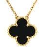 ヴァンクリーフアーペル Van Cleef & Arpels ヴィンテージ アルハンブラ ペンダント VCARA45800 ブラック×イエローゴールド K18YG オニキス ネックレス Au750 18K 黒 オニキス