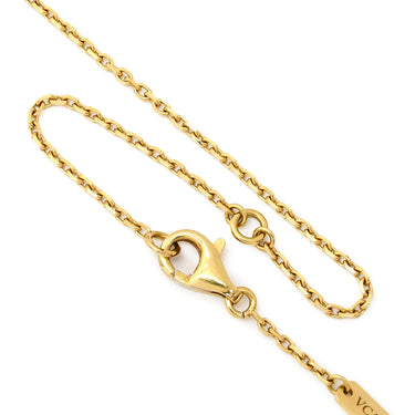ヴァンクリーフアーペル Van Cleef & Arpels ヴィンテージ アルハンブラ ペンダント VCARA45800 ブラック×イエローゴールド K18YG オニキス ネックレス Au750 18K 黒 オニキス