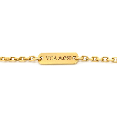 ヴァンクリーフアーペル Van Cleef & Arpels ヴィンテージ アルハンブラ ペンダント VCARA45800 ブラック×イエローゴールド K18YG オニキス ネックレス Au750 18K 黒 オニキス
