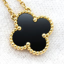 ヴァンクリーフアーペル Van Cleef & Arpels ヴィンテージ アルハンブラ ペンダント VCARA45800 ブラック×イエローゴールド K18YG オニキス ネックレス Au750 18K 黒 オニキス