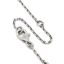 ヴァンクリーフアーペル Van Cleef & Arpels ヴィンテージ アルハンブラ VCARD34900 ブルーグレー×ホワイトゴールド K18WG カルセドニー ネックレス Au750 18K カルセドニー