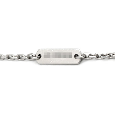 ヴァンクリーフアーペル Van Cleef & Arpels ヴィンテージ アルハンブラ VCARD34900 ブルーグレー×ホワイトゴールド K18WG カルセドニー ネックレス Au750 18K カルセドニー