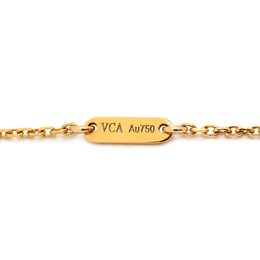 ヴァンクリーフアーペル Van Cleef & Arpels スウィート アルハンブラ ペンダント VCARN59M00 レッド×ローズゴールド K18PG カーネリアン ネックレス PG 750 カーネリアン 紅玉髄