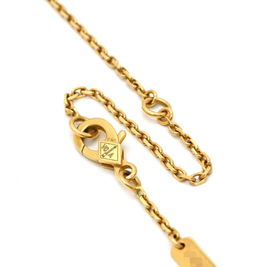 ヴァンクリーフアーペル Van Cleef & Arpels ラッキー アルハンブラ パピヨン VCARD99500 パールホワイト×イエローゴールド K18YG シェル ネックレス Au750 18K 蝶 シェル