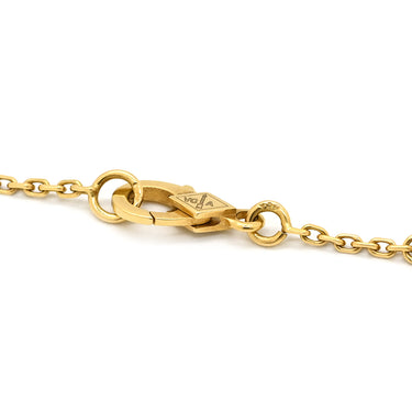 ヴァンクリーフアーペル Van Cleef & Arpels ラッキー アルハンブラ パピヨン VCARD99500 パールホワイト×イエローゴールド K18YG シェル ネックレス Au750 18K 蝶 シェル