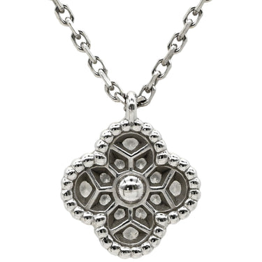ヴァンクリーフアーペル Van Cleef & Arpels スウィート アルハンブラ ペンダント VCARO85900 ホワイトゴールド K18WG ダイヤモンド ネックレス 750 K18 ダイヤモンド 12石