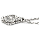 ヴァンクリーフアーペル Van Cleef & Arpels スウィート アルハンブラ ペンダント VCARO85900 ホワイトゴールド K18WG ダイヤモンド ネックレス 750 K18 ダイヤモンド 12石