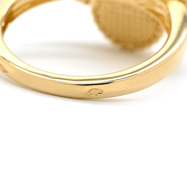 ヴァンクリーフアーペル Van Cleef & Arpels マジック アルハンブラ VCAR03AV00 グリーン×イエローゴールド K18YG マラカイト #57(JP17) リング 指輪 Au750 18金 マラカイト 16号