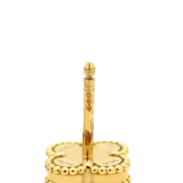 ヴァンクリーフアーペル Van Cleef & Arpels スウィート アルハンブラ VCARA44900 ブラック×イエローゴールド K18YG オニキス ピアス 黒 オニキス Au750 18K 両耳用