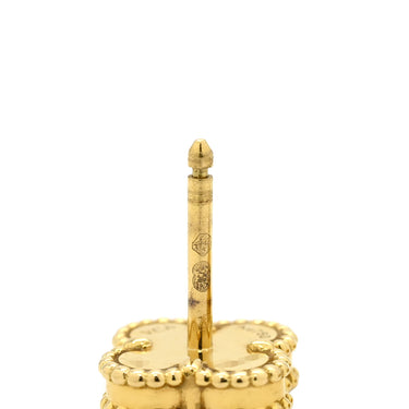 ヴァンクリーフアーペル Van Cleef & Arpels スウィート アルハンブラ VCARA44900 ブラック×イエローゴールド K18YG オニキス ピアス 黒 オニキス Au750 18K 両耳用