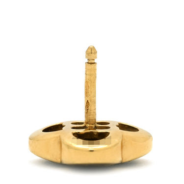 ヴァンクリーフアーペル Van Cleef & Arpels ピュア アルハンブラ VCARB14000 ブラック×イエローゴールド K18YG オニキス ピアス 黒 オニキス Au750 18K 両耳用
