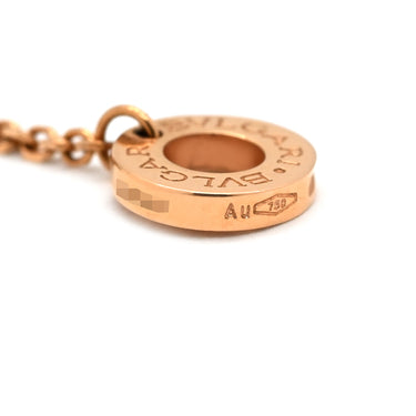 ブルガリ BVLGARI ディーヴァ ドリーム 359986 ホワイトXピンクゴールド K18PG ダイヤモンド マザーオブパール ネックレス 750 18K 18金 RG 白 1Pダイヤ