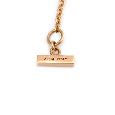 ティファニー Tiffany & Co Tトゥー サークル ダイヤ ピンクオパール ピンク×ローズゴールド K18PG ダイヤモンド ピンクオパール ネックレス ピンクゴールド T＆Co. Au750 18K ピンク 丸型 ラウンド