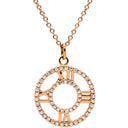 ティファニー Tiffany & Co アトラス オープン メダリオン ダイヤモンド ローズゴールド K18PG ダイヤモンド ネックレス T&Co. K18PG Au750 18K 18金