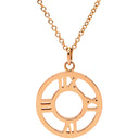ティファニー Tiffany & Co アトラス オープン メダリオン ダイヤモンド ローズゴールド K18PG ダイヤモンド ネックレス T&Co. K18PG Au750 18K 18金