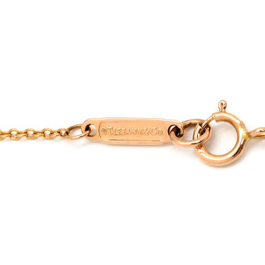 ティファニー Tiffany & Co アトラス オープン メダリオン ダイヤモンド ローズゴールド K18PG ダイヤモンド ネックレス T&Co. K18PG Au750 18K 18金