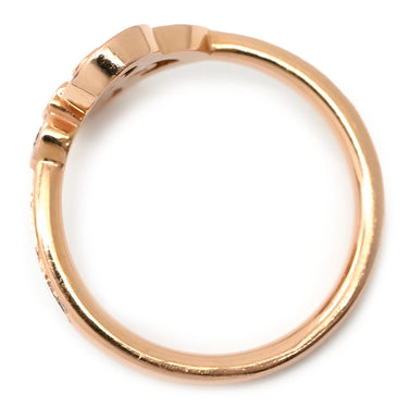 ティファニー Tiffany & Co フルール ド リス ダイヤ ローズゴールド K18PG ダイヤモンド リング 指輪 ピンクゴールド T＆Co. 750 RG PG エルサ ペレッティ ユリ 12号