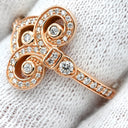 ティファニー Tiffany & Co フルール ド リス ダイヤ ローズゴールド K18PG ダイヤモンド リング 指輪 ピンクゴールド T＆Co. 750 RG PG エルサ ペレッティ ユリ 12号