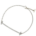 ティファニー Tiffany & Co Tスマイル スモール ホワイトゴールド K18WG ダイヤモンド ブレスレット T＆Co. Au750 18K WG ダイヤモンド