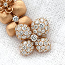 ショーメ CHAUMET オルタンシア アストル ドール ドロップ 083139-000 ピンクゴールド K18PG ダイヤモンド ピアス Au750 18K アジサイ 紫陽花モチーフ