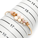 ショーメ CHAUMET オルタンシア オーブ ロゼ ピンク×ピンクゴールド K18PG ダイヤモンド ピンクサファイア ピンクオパール エンジェルスキンコーラル ブレスレット ピンク 750 PG ダイヤ サファイア オパール エンジェルスキン