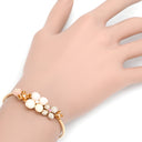 ショーメ CHAUMET オルタンシア オーブ ロゼ ピンク×ピンクゴールド K18PG ダイヤモンド ピンクサファイア ピンクオパール エンジェルスキンコーラル ブレスレット ピンク 750 PG ダイヤ サファイア オパール エンジェルスキン