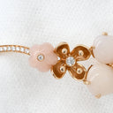 ショーメ CHAUMET オルタンシア オーブ ロゼ ピンク×ピンクゴールド K18PG ダイヤモンド ピンクサファイア ピンクオパール エンジェルスキンコーラル ブレスレット ピンク 750 PG ダイヤ サファイア オパール エンジェルスキン