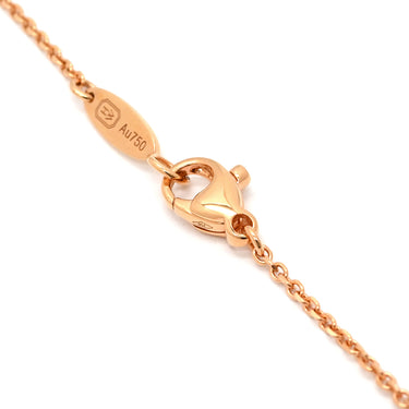 ハリーウィンストン Harry Winston HWロゴ ダイヤペンダント PEDRRD16HWL ピンクゴールド K18PG ダイヤモンド ネックレス AU750 18K PG