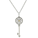 ティファニー Tiffany & Co デイジー キー ペンダント プラチナシルバー×イエローゴールド Pt950 K18YG ダイヤモンド ネックレス プラチナ K18 YG ダイヤモンド 鍵