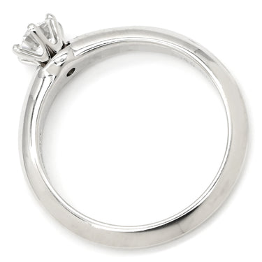 ティファニー Tiffany & Co ソリティア ダイヤリング プラチナシルバー Pt950 ダイヤモンド リング 指輪 T＆Co. 一粒 1P 立爪 0.40ct プラチナ950 10.5号