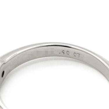 ティファニー Tiffany & Co ソリティア ダイヤリング プラチナシルバー Pt950 ダイヤモンド リング 指輪 T＆Co. 一粒 1P 立爪 0.40ct プラチナ950 10.5号