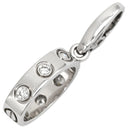 カルティエ Cartier ラブチャーム フルダイヤ ホワイトゴールド K18WG ダイヤモンド ペンダントトップ 750WG 18K ネックレストップ 6石