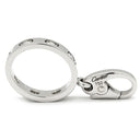 カルティエ Cartier ラブチャーム フルダイヤ ホワイトゴールド K18WG ダイヤモンド ペンダントトップ 750WG 18K ネックレストップ 6石