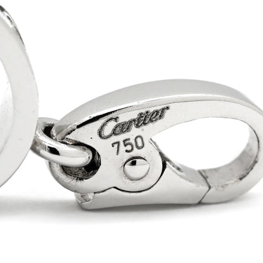 カルティエ Cartier ラブチャーム フルダイヤ ホワイトゴールド K18WG ダイヤモンド ペンダントトップ 750WG 18K ネックレストップ 6石