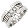 ティファニー Tiffany & Co アトラス オープン 3Pダイヤ ホワイゴールド K18YG ダイヤモンド リング 指輪 T&Co. 18K 750 WG 3石 ダイヤモンド 12.5号