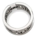 ティファニー Tiffany & Co アトラス オープン 3Pダイヤ ホワイゴールド K18YG ダイヤモンド リング 指輪 T&Co. 18K 750 WG 3石 ダイヤモンド 12.5号