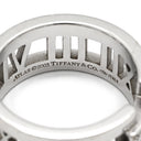 ティファニー Tiffany & Co アトラス オープン 3Pダイヤ ホワイゴールド K18YG ダイヤモンド リング 指輪 T&Co. 18K 750 WG 3石 ダイヤモンド 12.5号