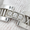 ティファニー Tiffany & Co アトラス オープン 3Pダイヤ ホワイゴールド K18YG ダイヤモンド リング 指輪 T&Co. 18K 750 WG 3石 ダイヤモンド 12.5号