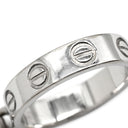 カルティエ Cartier ラブチャーム ホワイトゴールド K18WG ペンダントトップ LOVE Au750 18K 18金 WG ベビー ネックレストップ